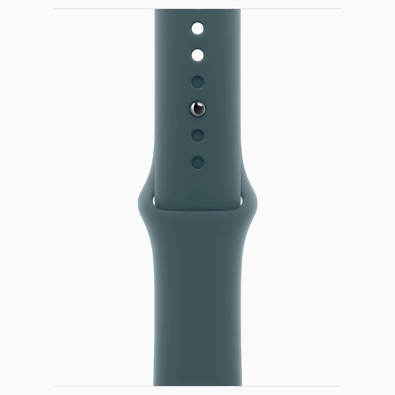 Apple Watch 10 Aluminum GPS Silver Sport Band Lake Green 46 mm 3
