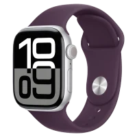 Apple Watch 10 Aluminum GPS Silver Sport Band Plum 42 mm 4