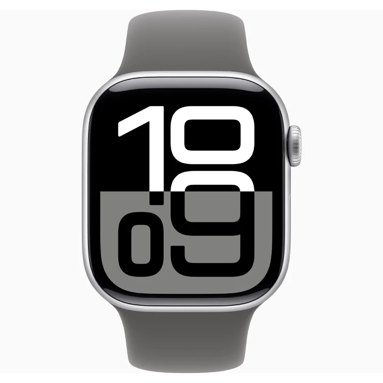 Apple Watch 10 Aluminum GPS Silver Sport Band Stone Gray 42 mm 3