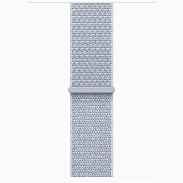 Apple Watch 10 Aluminum GPS Silver Textile Sport Loop Blue Cloud 42 mm 5