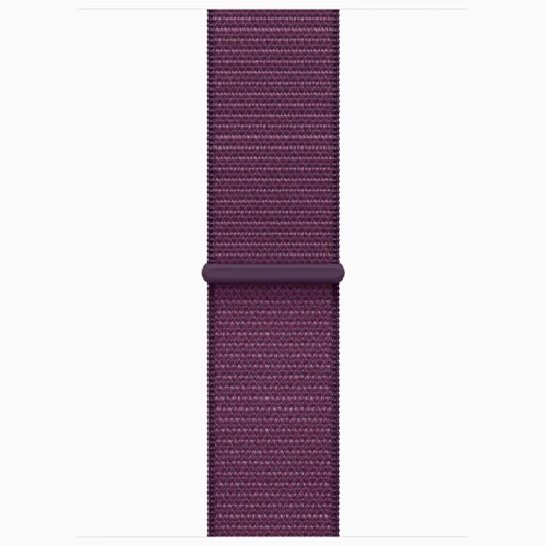 Apple Watch 10 Aluminum GPS Silver Textile Sport Loop Plum 42 mm