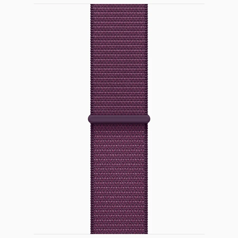 Apple Watch 10 Aluminum GPS Silver Textile Sport Loop Plum 42 mm 7