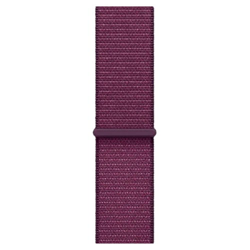 Apple Watch 10 Aluminum GPS Rose Gold Textile Sport Loop Plum 46 mm