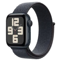 Apple Watch SE 2024 Midnight GPS Textile Sport Loop Ink 40 mm