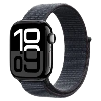 Apple Watch 10 Aluminum GPS Jet Black Textile Sport Loop Ink 42 mm 2