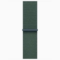 Apple Watch 10 Aluminum GPS Jet Black Textile Sport Loop Lake Green 42 mm 5