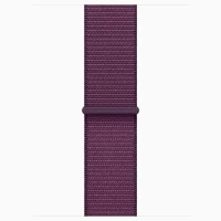 Apple Watch 10 Aluminum GPS Jet Black Textile Sport Loop Plum 42 mm 5