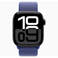 Apple Watch 10 Aluminum GPS Jet Black Textile Sport Loop Ultramarine 42 mm 3