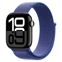Apple Watch 10 Aluminum GPS Jet Black Textile Sport Loop Ultramarine 42 mm 2
