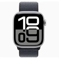 Apple Watch 10 Aluminum GPS Silver Textile Sport Loop Ink 42 mm 3