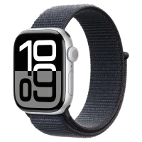 Apple Watch 10 Aluminum GPS Silver Textile Sport Loop Ink 42 mm 2