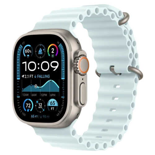 Apple Watch Ultra 2 Natural Ocean Band Ice Blue