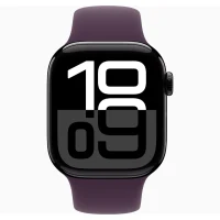 Apple Watch 10 Aluminum GPS Jet Black Sport Band Plum 42 mm 3
