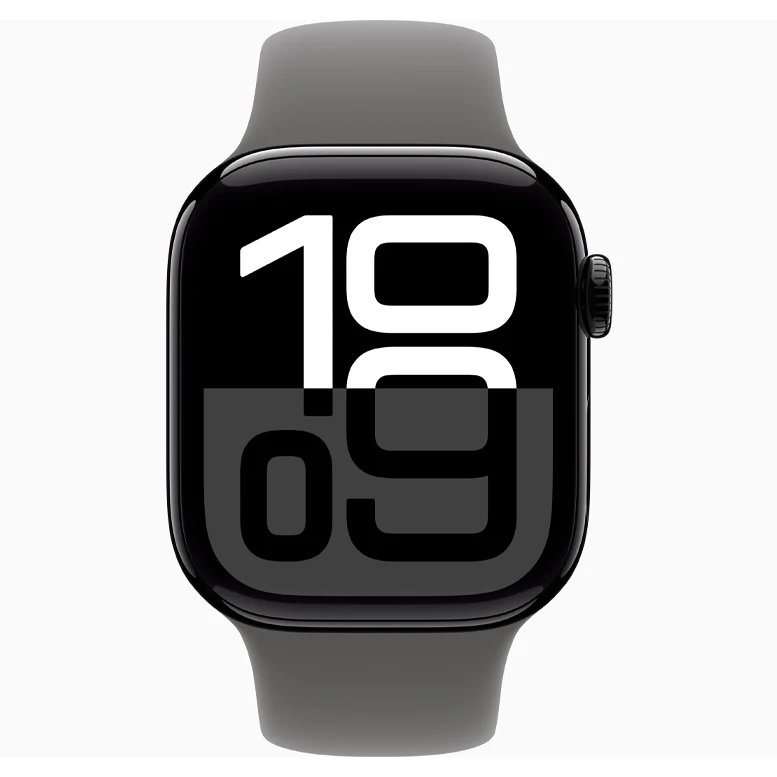 Apple Watch 10 Aluminum GPS Jet Black Sport Band Stone Gray 42 mm 3