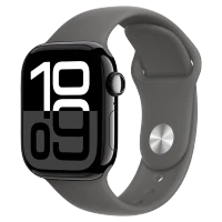 Apple Watch 10 Aluminum GPS Jet Black Sport Band Stone Gray 42 mm 2