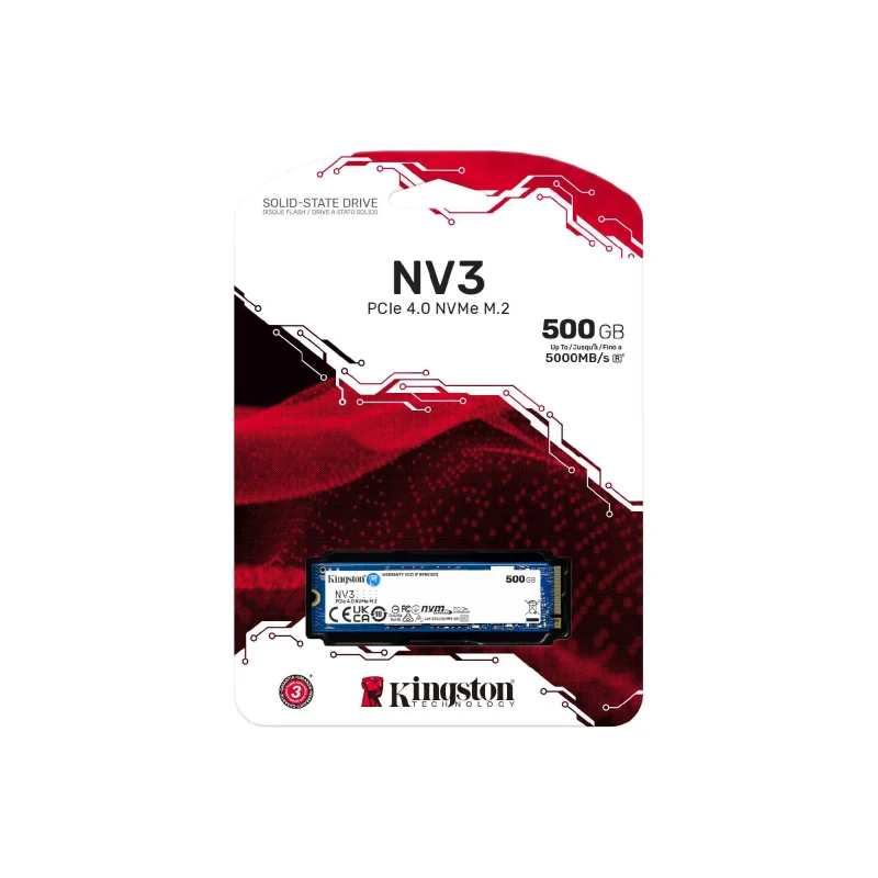 Накопитель SSD Kingston NV3 500ГБ (SNV3S/500G) 3