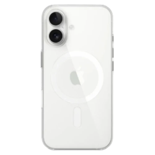 Husă din silicon cu MagSafe pentru iPhone 16, Transparent