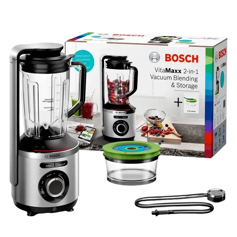 Стационарный блендер Bosch MMBV622M, Серебристый 5