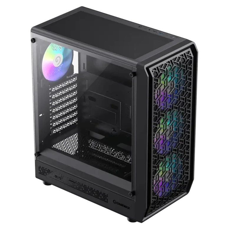 Carcasă PC GameMax FORGE AB Mid Tower, Negru 3