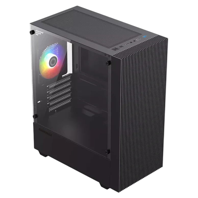 Carcasă PC GameMax Edge Micro-ATX, Negru 2