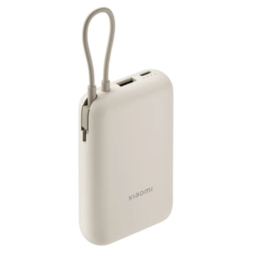 Портативное зарядное устройство Xiaomi Power Bank (Integrated Cable), Tan