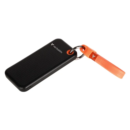 Внешний портативный SSD Verbatim Pocket, 1 ТБ, Black / Orange