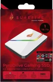Внешний SSD Verbatim Surefire PyroDrive, 1 ТБ, White 5