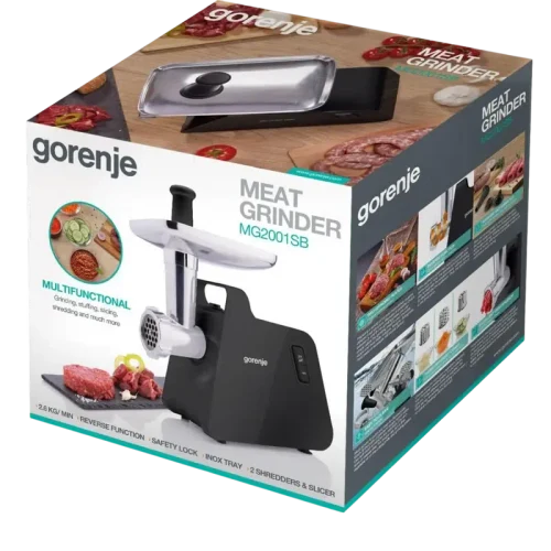 Мясорубка Gorenje MG2001SB, Black