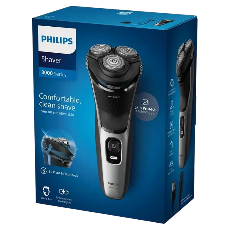 Бритва Shaver Philips S3143/00, Black/Silver 3