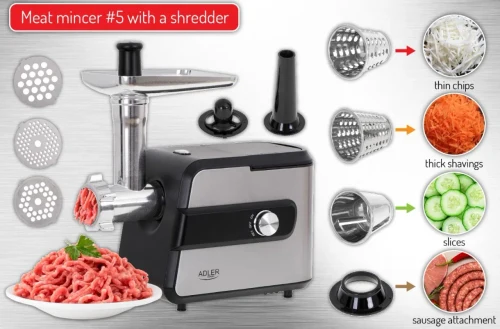 Мясорубка Adler AD-4813, Black
