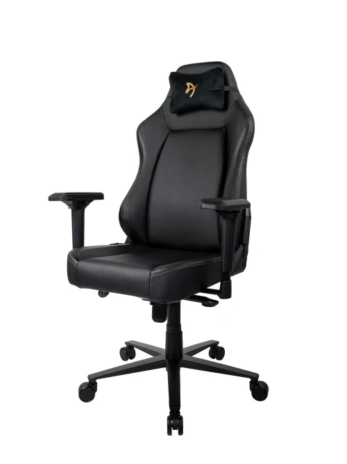 Игровое кресло AROZZI Primo PU, Black/Gold
