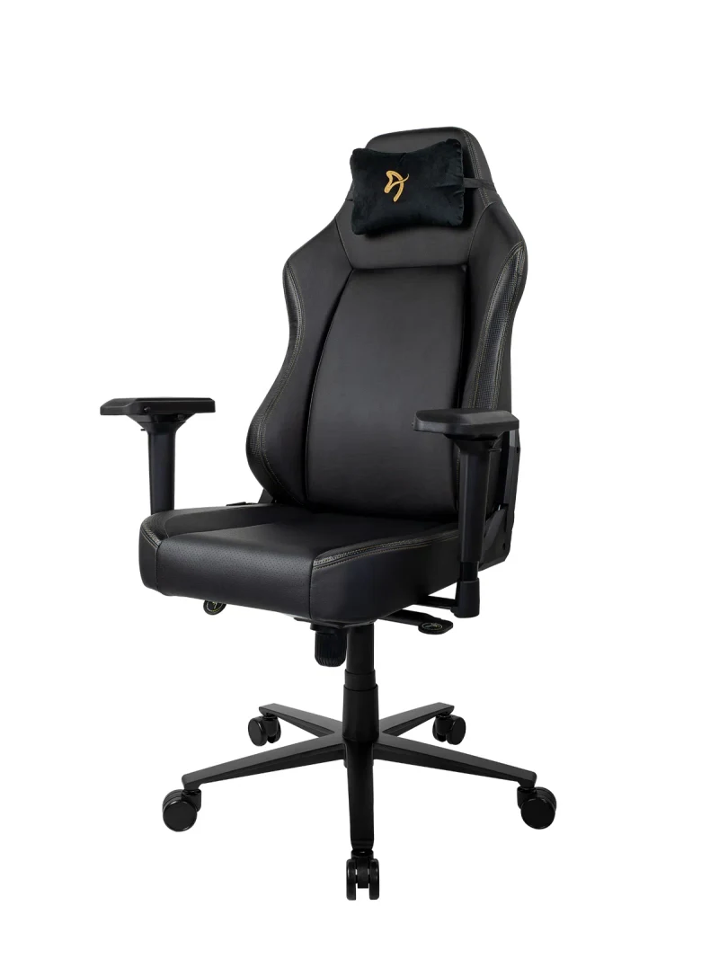 Игровое кресло AROZZI Primo PU, Black/Gold 2