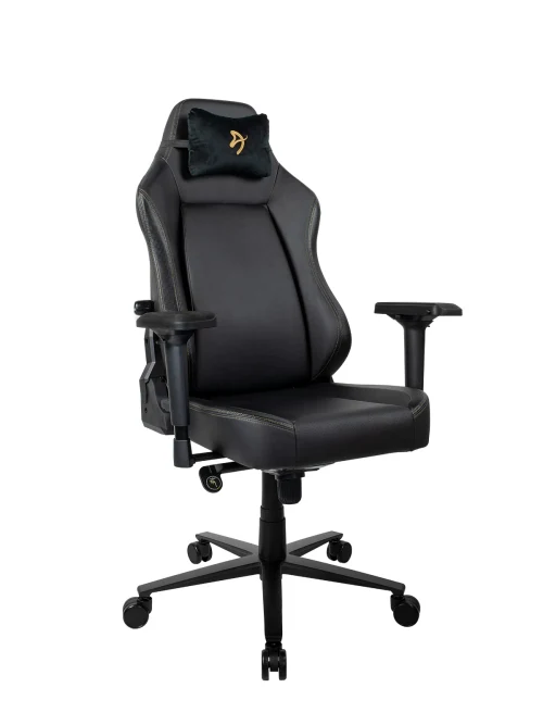 Игровое кресло AROZZI Primo PU, Black/Gold