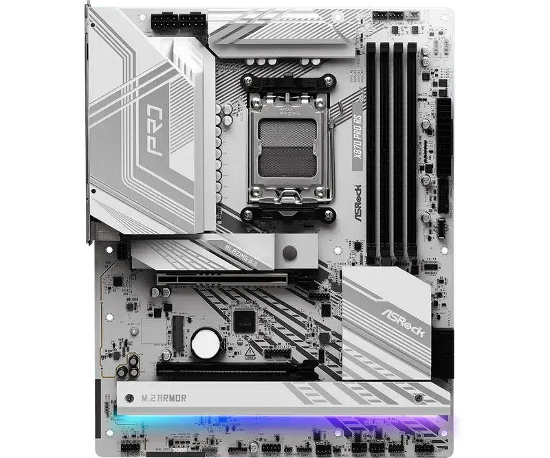 Материнская плата ASRock X870 PRO RS, White 2