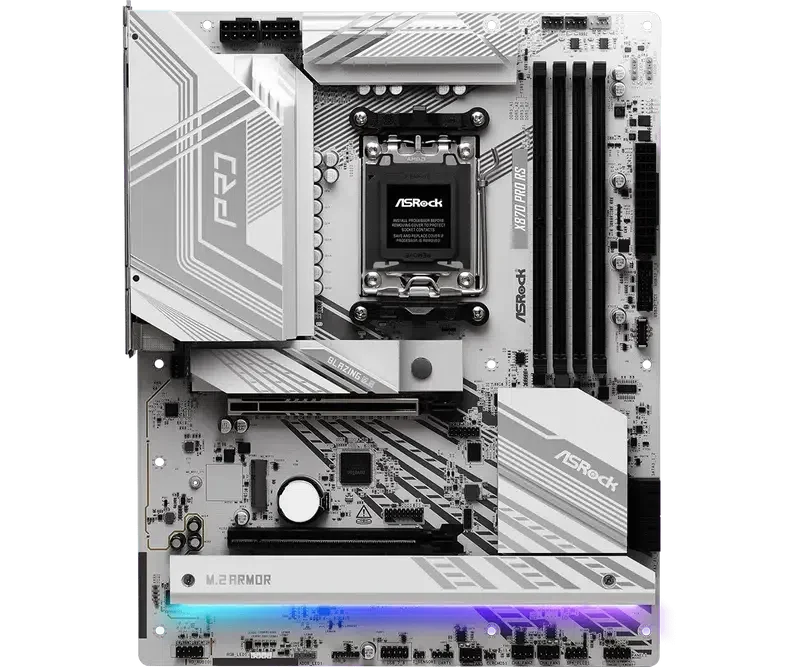 Материнская плата ASRock X870 PRO RS, White 3