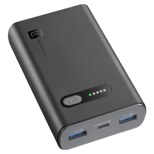Baterie externă Cellularline Fast PD 20W, Black