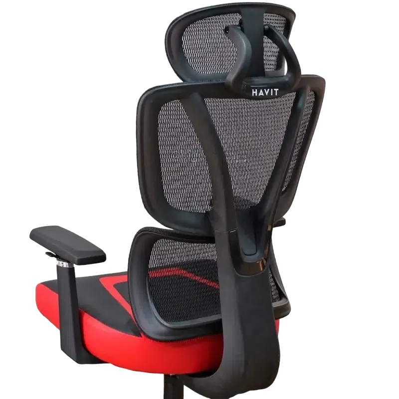 Scaun Gaming Havit GC919, Black Red 4