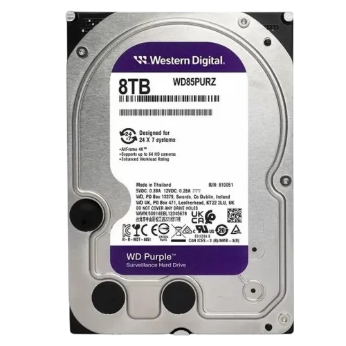 Жесткий диск Western Digital WD WD85PURZ, 8 TБ, Purple
