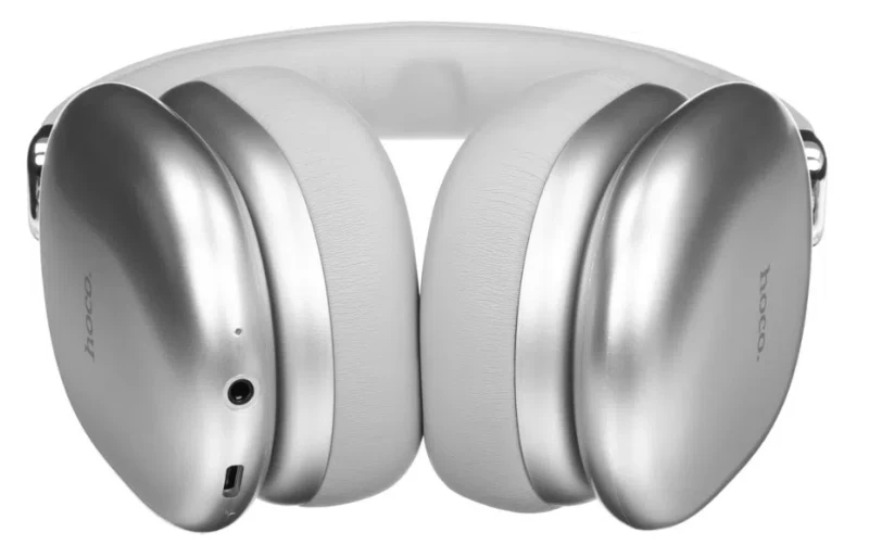 Беспроводные наушники Hoco W35 Max Auspicious ANC, Серебристый 2