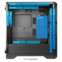 Корпус для ПК Chieftec GA-01B-L-OP Mid Tower, Черный 9