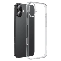 HOCO Light series TPU case for iPhone 16 Transparent