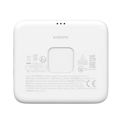 Датчик температуры и влажности Xiaomi Mi Temperature and Humidity Monitor 3, White