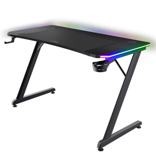 Компьютерный игровой стол Trust GXT 710 Luminus Pro, Black