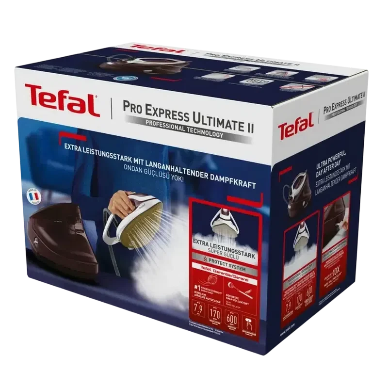 Утюг с парогенератором Tefal GV9721E0, Бордовый 5