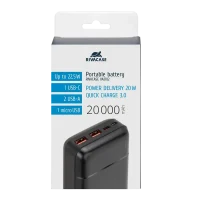Портативный аккумулятор Rivacase VA2102, Black 11