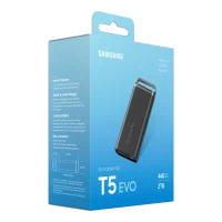 Внешний портативный SSD накопитель Samsung T5 EVO, 2 ТБ, Black 8