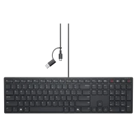 Клавиатура Dell KB525C, Проводное, Чёрный