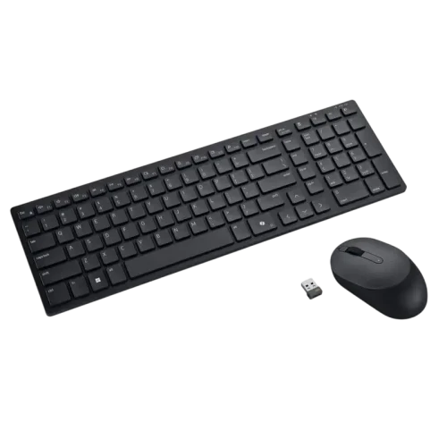 Клавиатура и мышь DELL KM555, Беспроводное, Чёрный