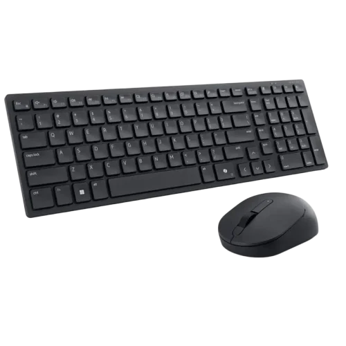 Клавиатура и мышь DELL KM555, Беспроводное, Чёрный