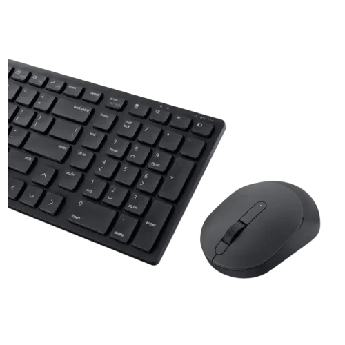 Клавиатура и мышь DELL KM555, Беспроводное, Чёрный